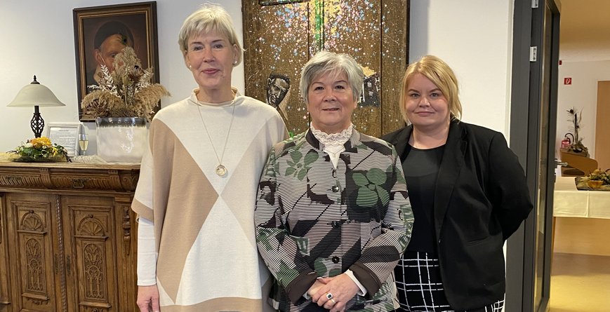 Von links: Kerstin Schönlau, Lucia Formagiu, Jessica Eisele